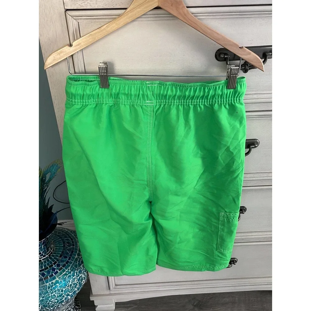 Nautica boys, neon green swim trunks new with tags size XL, 18/20